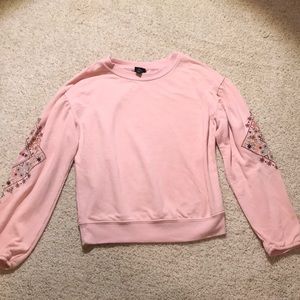 Art class embroidered top